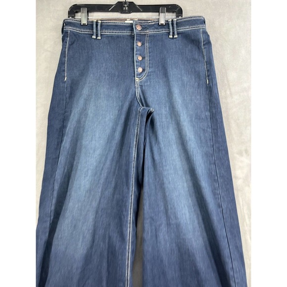 Free People Crvy Culture Wide Leg Jeans - Picture 2 of 10